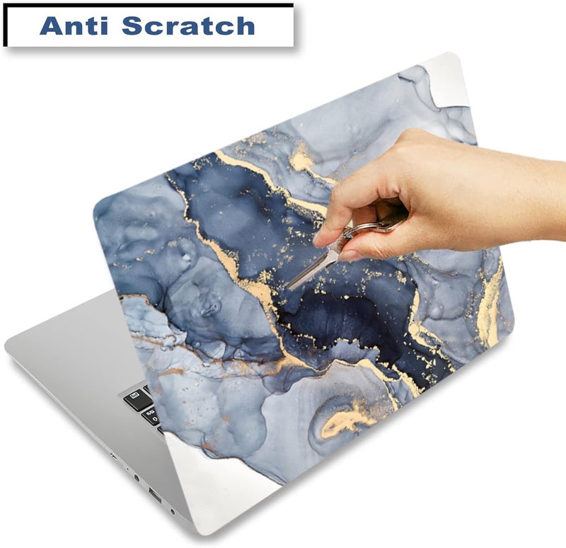 ARTSO Laptop Skin Sticker Decal, 12" 13" 13.3" 14" 15" 15.4" 15.6 inch Laptop Universal Netbook PC Notebook Vinyl Reusable Skin Sticker Cover Art Case Protector Personalized,Gilt Marble - Image 2